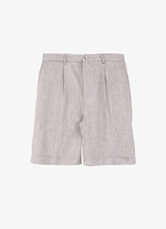 Bej Erkek Normal Bel Slim Fit Şort PB1248SS ŞortBej