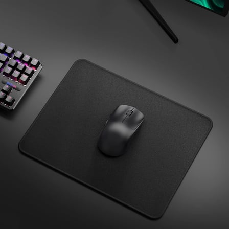 WONKEY PRO - Dikişli Gaming Mouse Pad, Oyuncu Gamer Mousepad, Kaymaz Kauçuk Tabanlı, Pürüzsüz Kumaş Yüzey, Ofis Tipi Mouse Ped, Orta Boy Bilgisayar Fare Altlığı, Gaming Mouse Pad (30x25 cm)