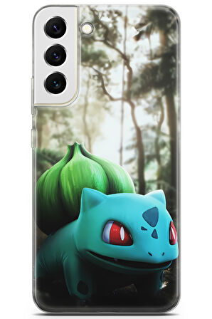 Samsung Galaxy S22 Plus uyumlu Pokemon 21 TPU Bulbasaur