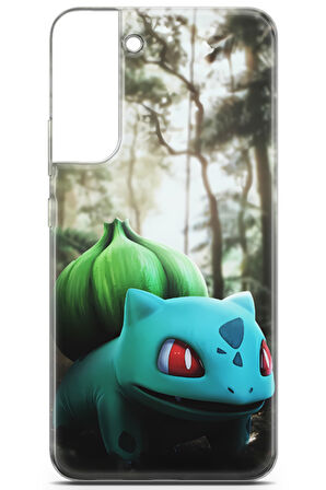 Samsung Galaxy S22 Plus uyumlu Pokemon 21 TPU Bulbasaur