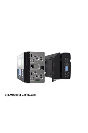Kta-450 4-kanal Ampfi  Ana Ünite Güç Eklentisi  - Dinamik Tepe Güç Çıkışı 4 X 100w @ 2 Ohms Uyumlu
