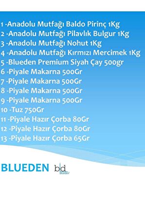 Kurban Kumanya Yardım Erzak Kolisi 13 Parça 5 Nolu Paket