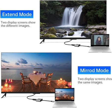 Type-c 3in1 Hdmi 4K Usb 3.0 Görüntü Veri Aktarımı Sağlar Usb Adaptör Notebook ve Macbook ile Uyumlu TC-23