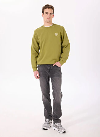 Sseinse Normal Bel Normal Paça Slim Fit Antrasit Erkek Denim Pantolon PJI1323SS