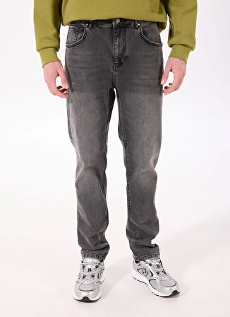 Sseinse Normal Bel Normal Paça Slim Fit Antrasit Erkek Denim Pantolon PJI1323SS