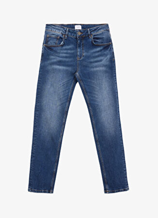 Sseinse Normal Bel Normal Paça Slim Fit Antrasit Erkek Denim Pantolon PJI1329SS