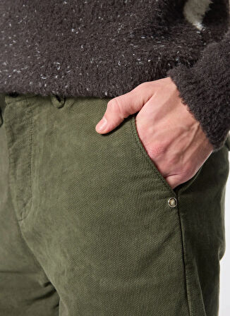 Sseinse Normal Bel Normal Paça Slim Fit Yeşil Erkek Pantolon PSI1283SS