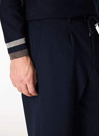 Sseinse Bağlamalı Bel Normal Paça Slim Fit Lacivert Erkek Pantolon PSI1317SS