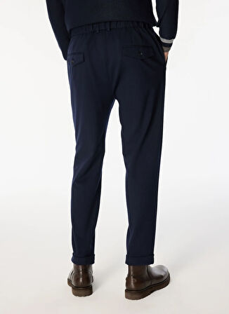 Sseinse Bağlamalı Bel Normal Paça Slim Fit Lacivert Erkek Pantolon PSI1317SS