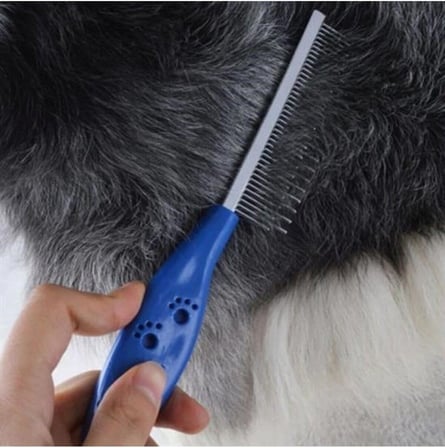 Ergonomik Kedi Ve Köpek Tüy Açma Tarağı, Köpek Kıtık Açıcı Bakım Tarağı, Metal Tarama Fırçası, Tüy Dökme Önleyici