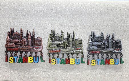 Evimdeyokyok Sarkaçlı İstanbul Temalı Magnet 8 cm