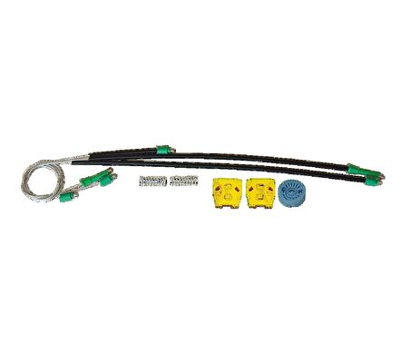 Kayoto Ibiza 2002-2008 Cam Kriko Teli Ön Sol Sağ Tamir Takımı KY24190T