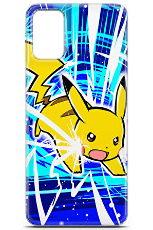 Samsung Galaxy M31S uyumlu Pokemon 2 HQ Baskı Elektrik Picachu