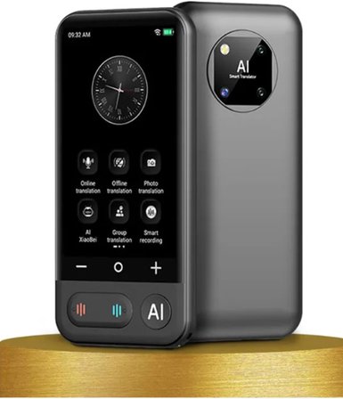Kameralı 140 Dilde Wifi Özellikli Translator Elektronik Çeviri Cihazı Türkçe Menü