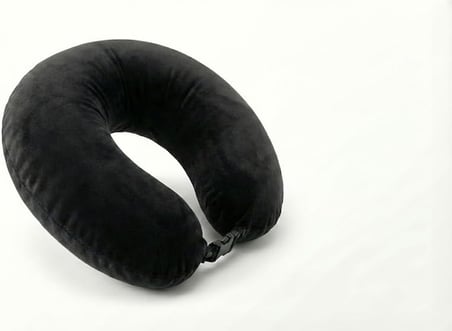 Silikon Dolgulu U Tipi Seyahat Yastığı – Boyun Destekli Yolculuk Yastığı, Uçak, Araba, Tren ve Otobüs Kullanımı İçin, Ergonomik Tasarım, Taşınabilir Boyun Yastığı