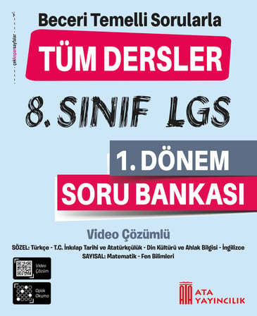 8.Sınıf Jett Fen Bilimleri Fasikülleri-Sempatik Fen Bilimleri Soru Bankası -1.Dönem Tüm Dersler SB.