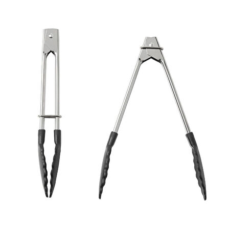 TILLÄMPAD maşa, paslanmaz çelik, 18 cm, 2 adet
