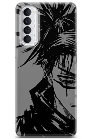 Oppo Reno4 Pro uyumlu Manga 4 UV Silikon Choso Jujutsu Kaisen