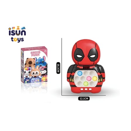 Süper Kahraman Temalı Pop It Robot Oyuncak