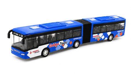 22 cm Körüklü Şehir Otobüsü Oyuncak mavi