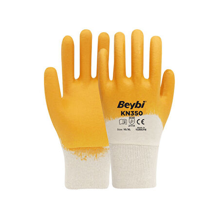 Beybi KN350 Pamuk Nitril Eldiven