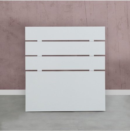 Huga Tek Kişilik Beyaz Yatak Başlığı 90Lk / 90 Cm Baza Başlık