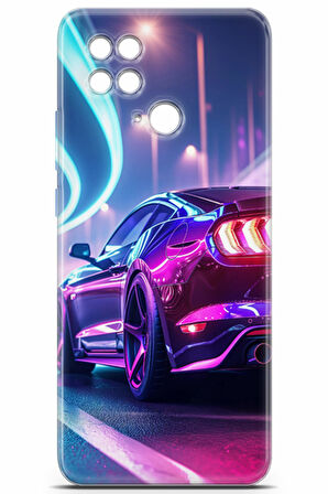 Xiaomi Poco C40 uyumlu Otomoto 9 Premium UV Mustang Neon