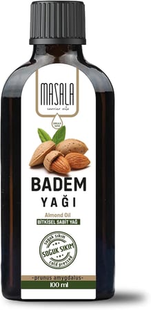 Tatlı Badem Yağı 100 ml. Soğuk Pres (Sweet Almond Carrier Oil)