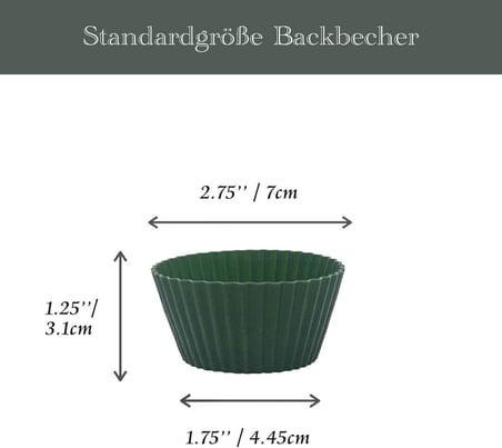 Muffin Pişirme Kalıbı 12 Adet Silikon Kek Kalıbı Cupcake Çikolata ve Sade Kek (12 Adet)