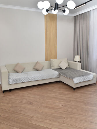 Koltuk Örtüsü Seti 160x210 + 90x210 | Mikropolyester Kadife (Mikrovelur)