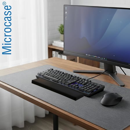 Ortopedik Klavye Bilek Destek Kaydırmaz Taban Ergonomik Klavye Önü Bilek Destek Pedi - AL5372