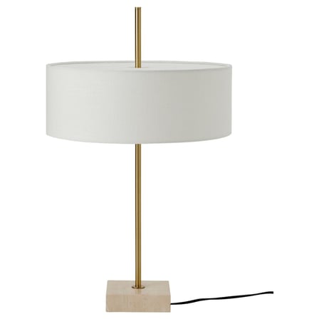 Abajur, Beyaz-Pirinç, 65 cm