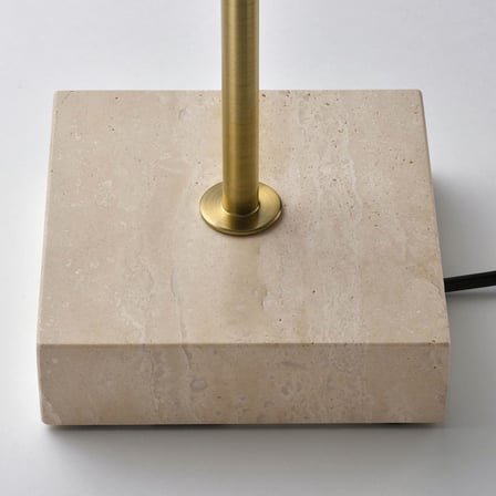 Abajur, Beyaz-Pirinç, 65 cm