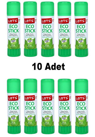 Lets 10 Adet Doğa Dostu Stick Yapıştırıcı 22 Gr L-10125