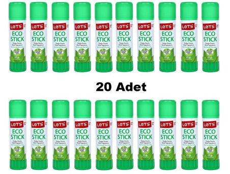 Lets 20 Adet Doğa Dostu Stick Yapıştırıcı 22 Gr L-10125