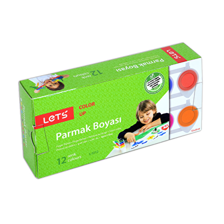 Lets Parmak Boyası 25Mg. 12 Renk L-5512