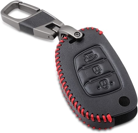 Alisveristime Deri Anahtar Kılıfı (Hyundai i20, i30, i35, ix20, ix35 ile Uyumlu)