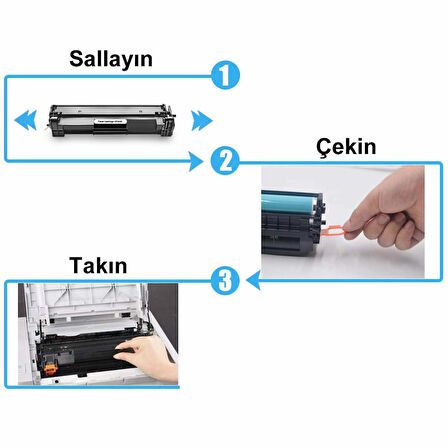 Baskistan Canon i-SENSYS MF465dw (MF-465) CRG-070H Siyah Muadil Toner Çipsiz