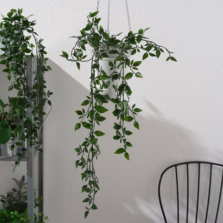 Yapay Bitki, Yeşil, 9 cm, Sarmaşık, İç-Dış Mekan