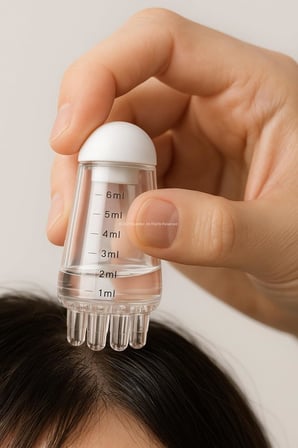 Busstier Saç Serumu ve Bakım Yağı Uygulama Aplikatörü, 6 ml Kapasiteli, Masaj Uçlu, Tüm Saç Tipleriyle Uyumlu, Eşit Dağılımlı ve Pratik Kullanım