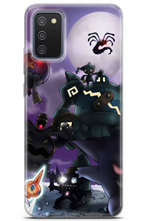 Samsung Galaxy M02S uyumlu Pokemon 13 HD Ultra Gengar Pokemon