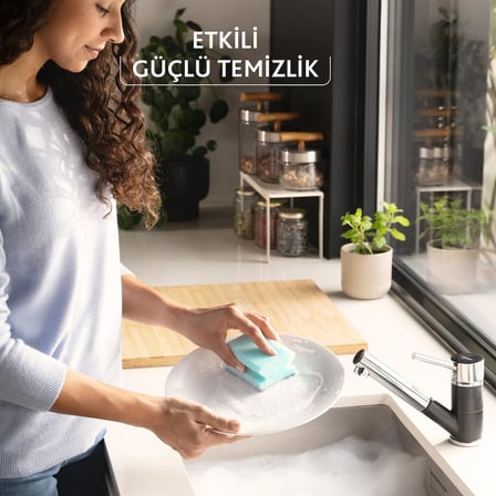 Pro Clean Aktif Enzimli Oluklu Sünger, 3’lü Paket