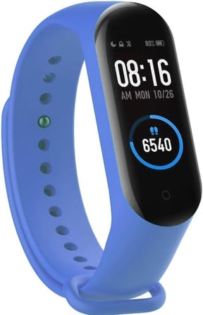 Coverzone Xiaomi Mi Band 3 4 5 6 7 ile uyumlu Saat Kayışı Ent Kaliteli Xiaomi Mi Band 3 4 5 6 7 ile uyumlu Spor Saat Kontrast Renkli Termoplastik