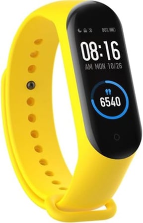 Coverzone Xiaomi Mi Band 3 4 5 6 7 ile uyumlu Saat Kayışı Ent Kaliteli Xiaomi Mi Band 3 4 5 6 7 ile uyumlu Spor Saat Kontrast Renkli Termoplastik