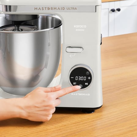 Mastermaid Chef Ultra D2000W Dijital Ekranlı Hamur Yoğurma Makinesi Starlight 7L