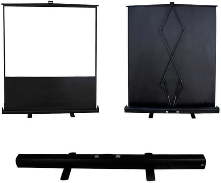 145x82 cm Taşınabilir Portatif Pull Up Floor Screen Projeksiyon Perdesi