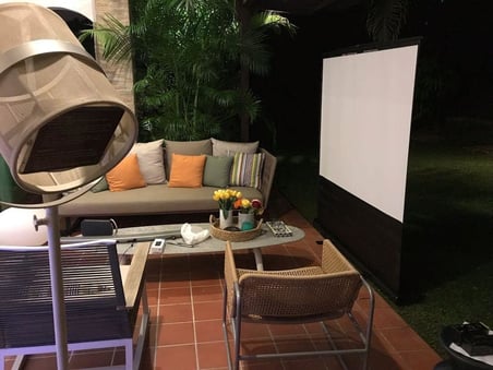 145x82 cm Taşınabilir Portatif Pull Up Floor Screen Projeksiyon Perdesi