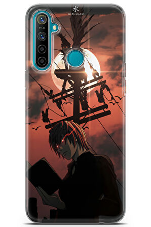 Realme 5I uyumlu Manga 32 Baskılı Misa Amane Note