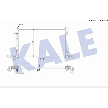 RADYATÖR SU MASTER III 10= / 2.3 DCI M-T MEKANİK