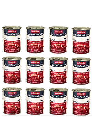 Animonda Gran Carno Karışık Etli Köpek Konserve 400 Gr. X 12 Adet